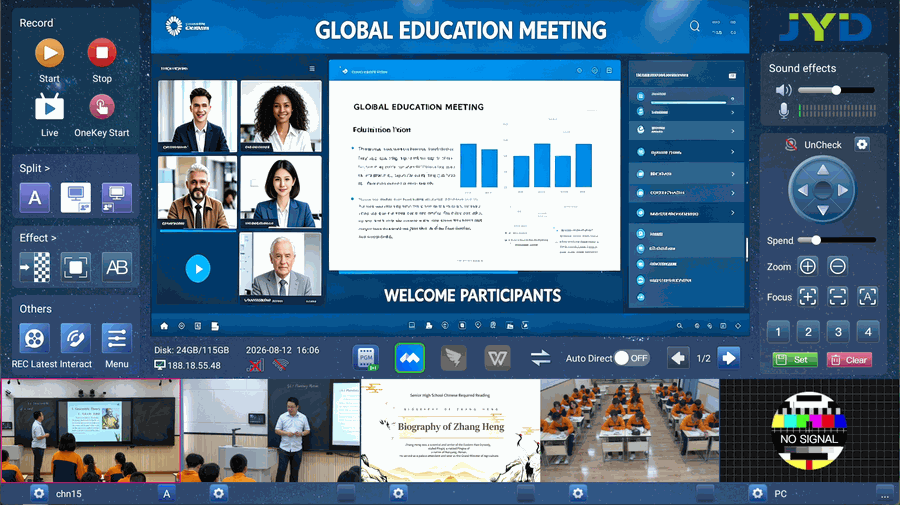 JYD Ultra HD Video Recording Terminal JYD-JMV9114-T16